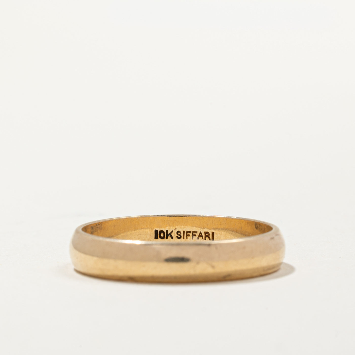 10K Yellow Gold Wedding Band Ring for Men & Women - 4.00mm Wide Size 9 - Perfect for Anniversaries, Engagements & Everyday Wear