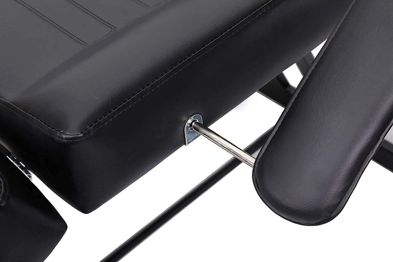 Professional Multi-Purpose Spa Facial Bed - Adjustable Tattoo & Beauty Salon Bed with Stool, Black - Perfect for Massage, Facial Treatments & Tattoo Services