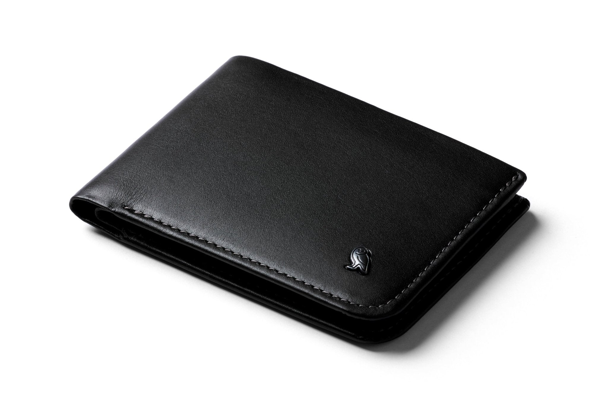 BELLROY Hide & Seek Bi-Fold Wallet for Men - Slim RFID Blocking Leather Wallet with Card Slots & Cash Pocket - Perfect for Everyday Carry, Travel & Minimalist Lifestyle (Black)