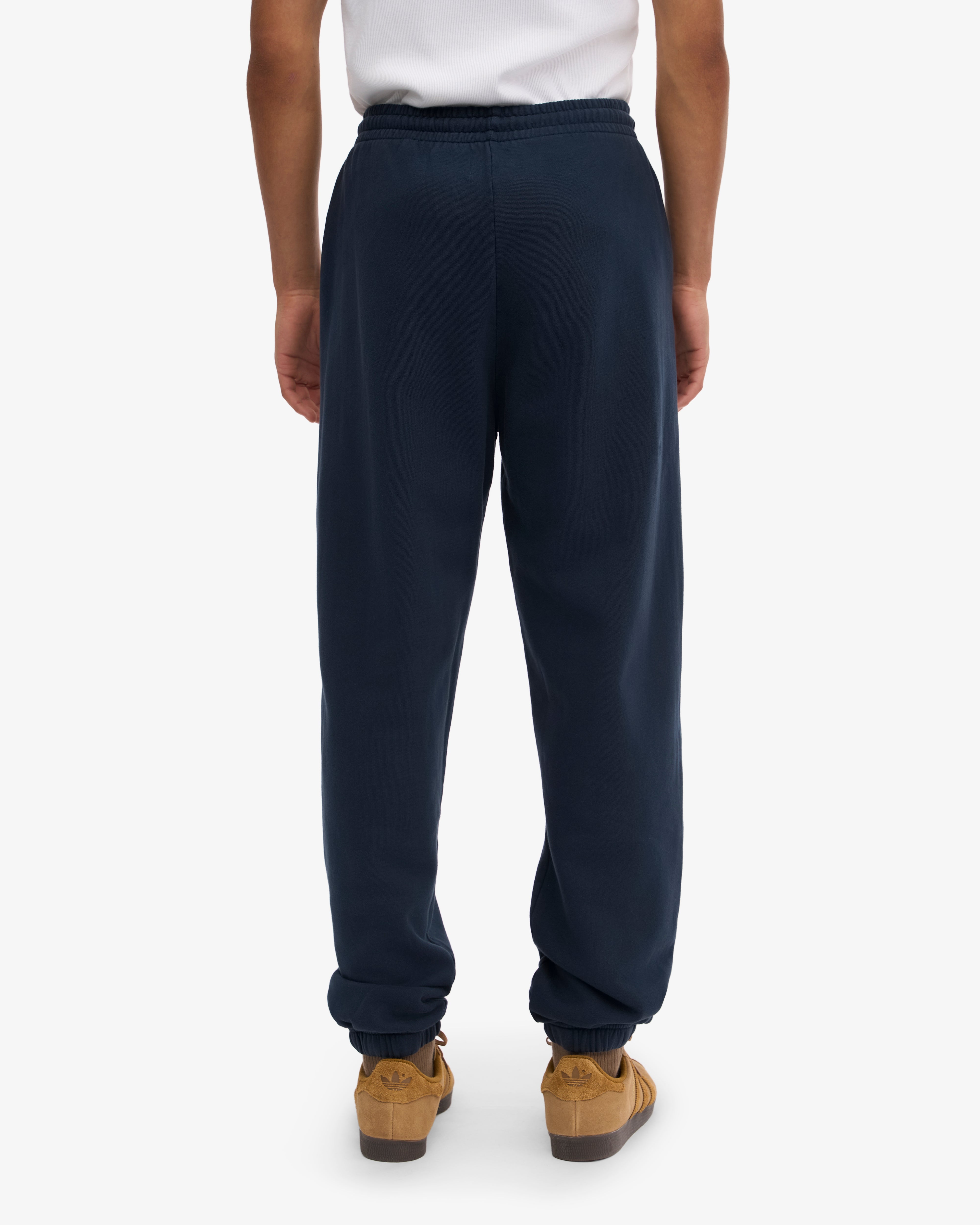 Premium Organic Cotton Sweatpants for Women & Men - Soft & Comfortable Navy Blue Joggers - Perfect for Yoga, Gym, Lounge & Casual Wear