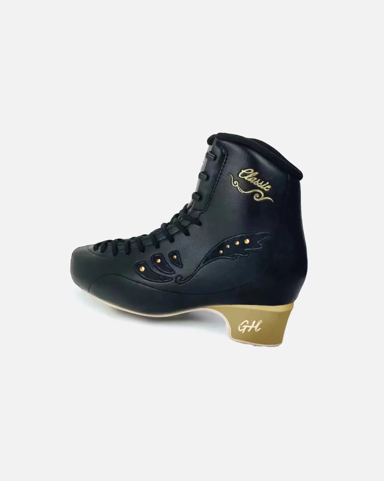 GH Classic Quad Roller Skates for Women & Men - Premium Boot Only for Indoor & Outdoor Skating, Rink, Fitness & Retro Style