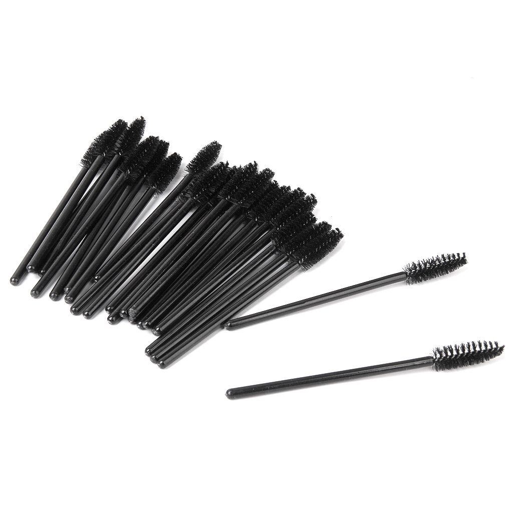 25PCS Disposable Eyelash Mascara Wands - Professional Eyelash Extension Brushes for Salon & Home Use - Perfect for Lash Artists, DIY Makeup & Beauty Enthusiasts