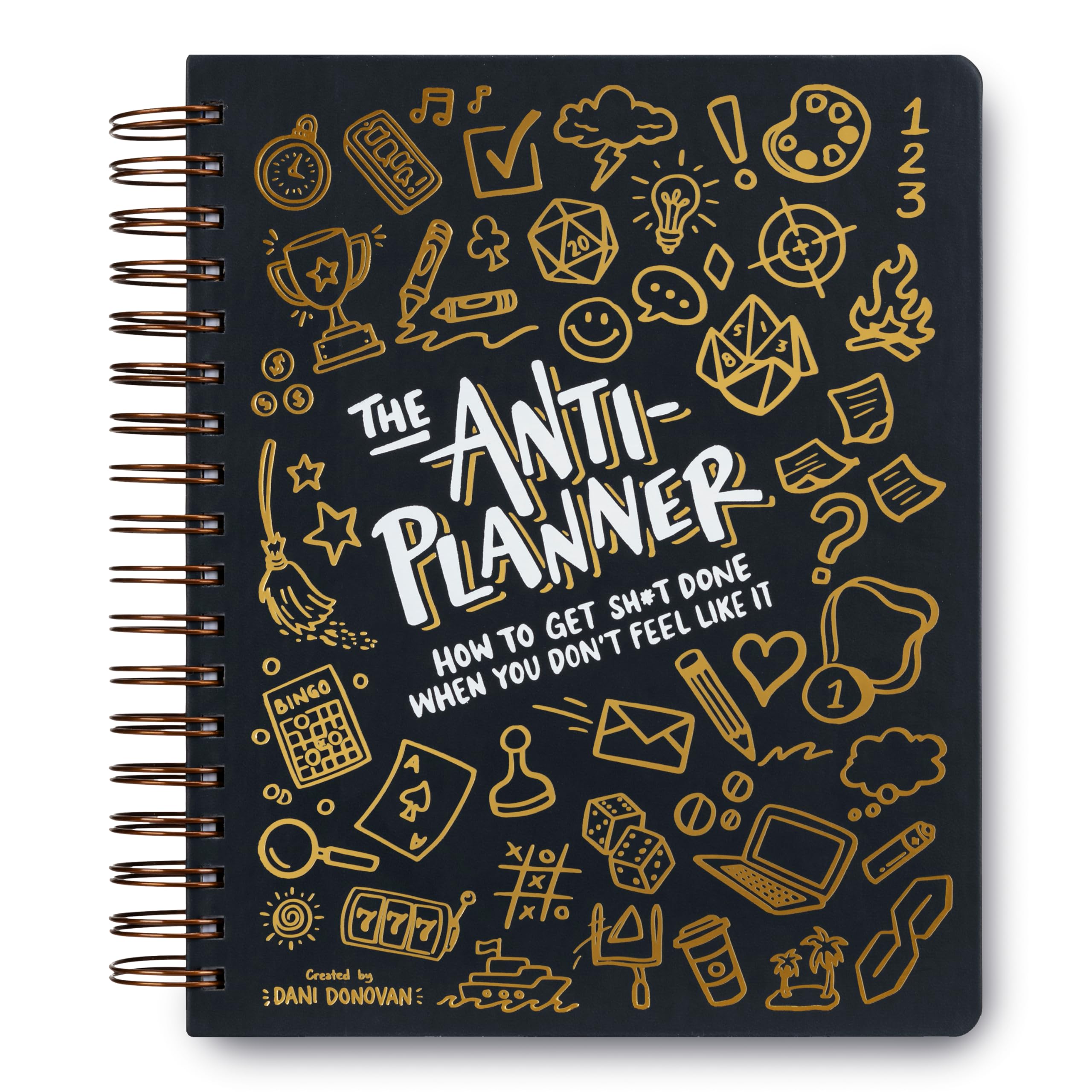 The Anti-Planner: Productivity Planner for ADHD Adults, Women & Teens - 100+ Tools to Beat Procrastination, Reduce Stress & Anxiety | Perfect for Work, School & Daily Task Management
