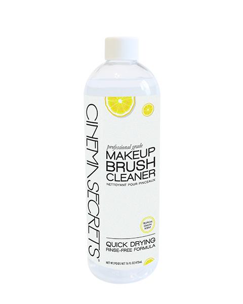 Cinema Secrets Professional Brush Cleaner - Tropical Lemon Scent | Deep Cleans Makeup Brushes | Perfect for Artists, Salons & Home Use