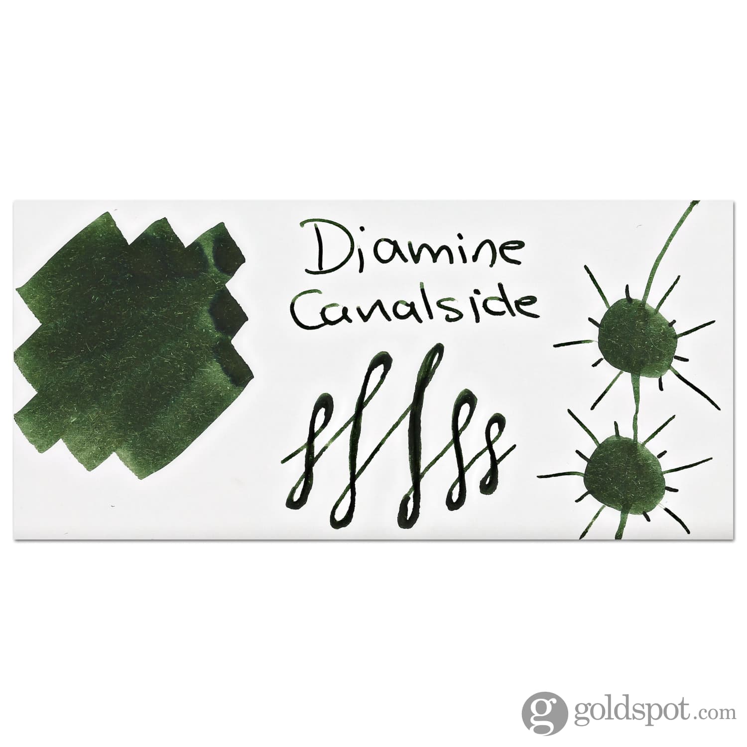 Diamine 160th Anniversary Bottled Ink - Canalside Blue 75mL | Premium Fountain Pen Ink for Calligraphy, Journaling & Artistic Writing