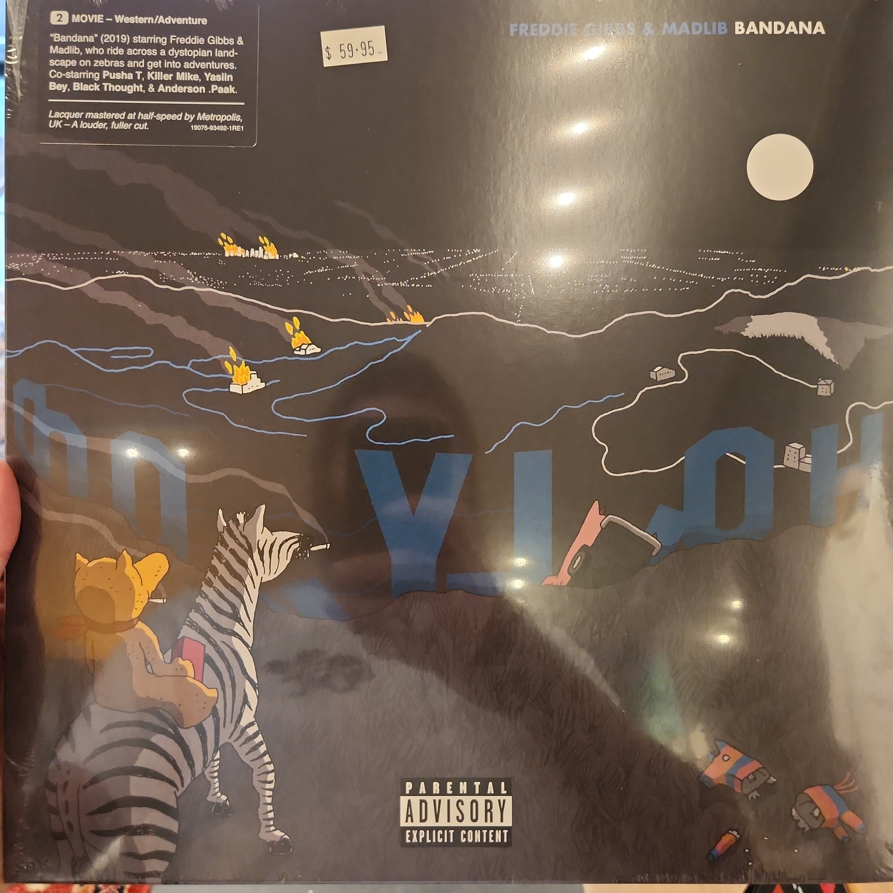 Freddie Gibbs Bandana Vinyl LP Record - Limited Edition Hip Hop Music Album for Collectors & Music Lovers - Perfect for Home Listening, DJ Sets & Gift Giving