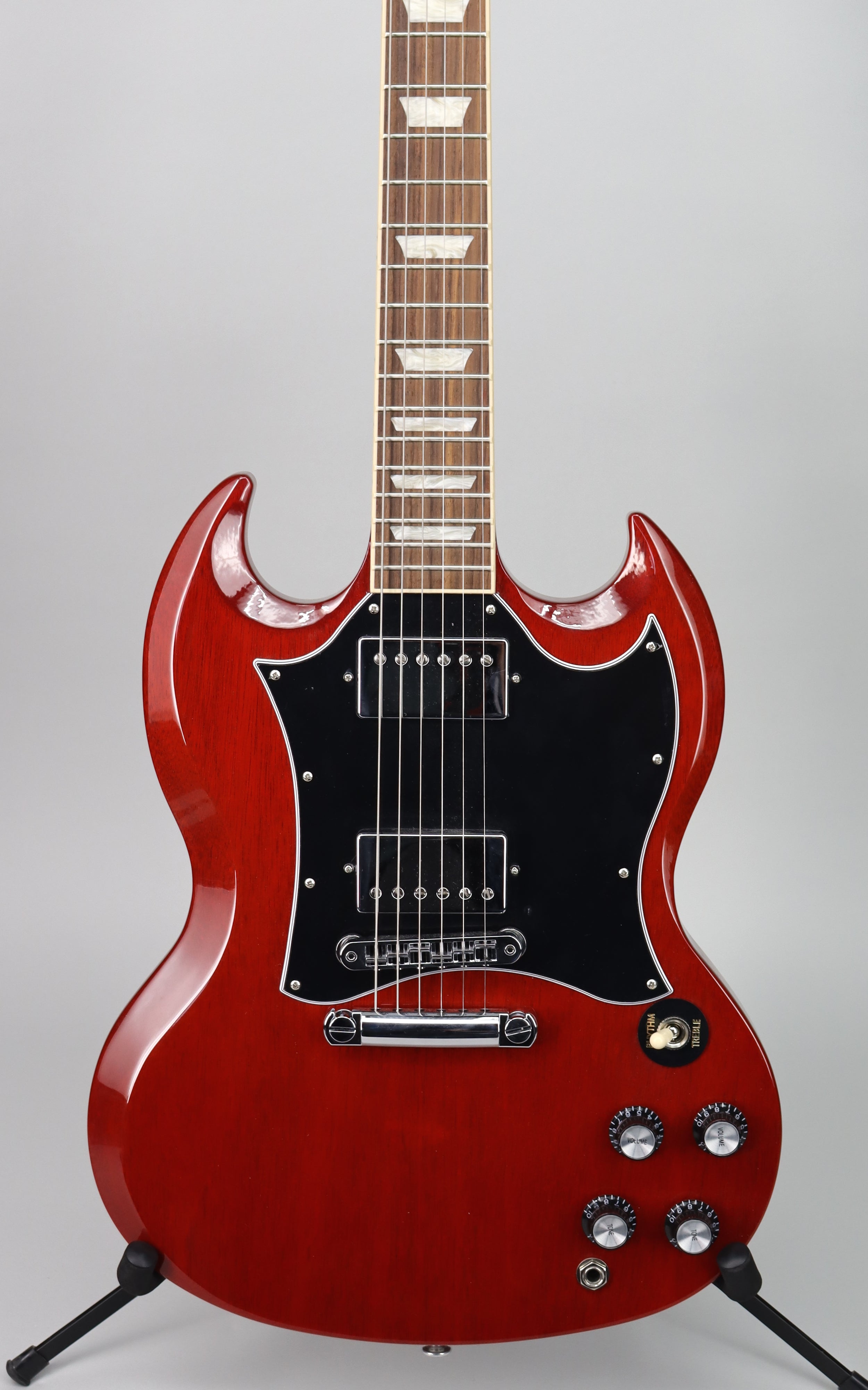 Gibson SG Standard Electric Guitar - Heritage Cherry Finish | Classic Rock & Blues Guitar for Performances & Studio Recording