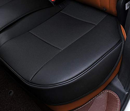 1 Pack Adjustable (124-140cm) Universal Car Back Seat Cover Protector - Fits Most Vehicles (90% Cars) - Rear Seat Bottom Only - Durable & Waterproof - Black - Perfect for Pets, Kids & Travel Protection