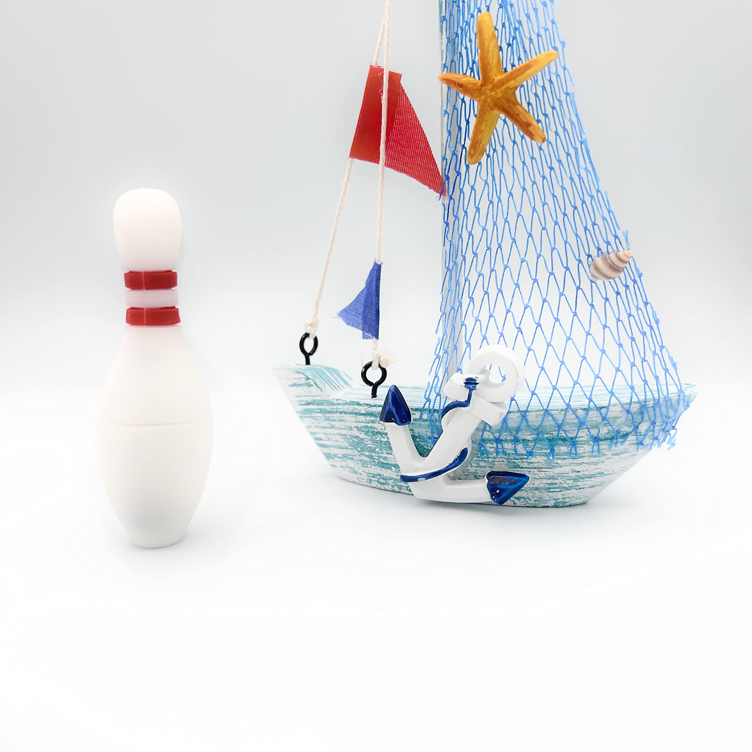 Bowling Pin Shaped USB Flash Drive - 32GB Cute Thumb Drive for Data Storage - Perfect for Students, Office & Gifts
