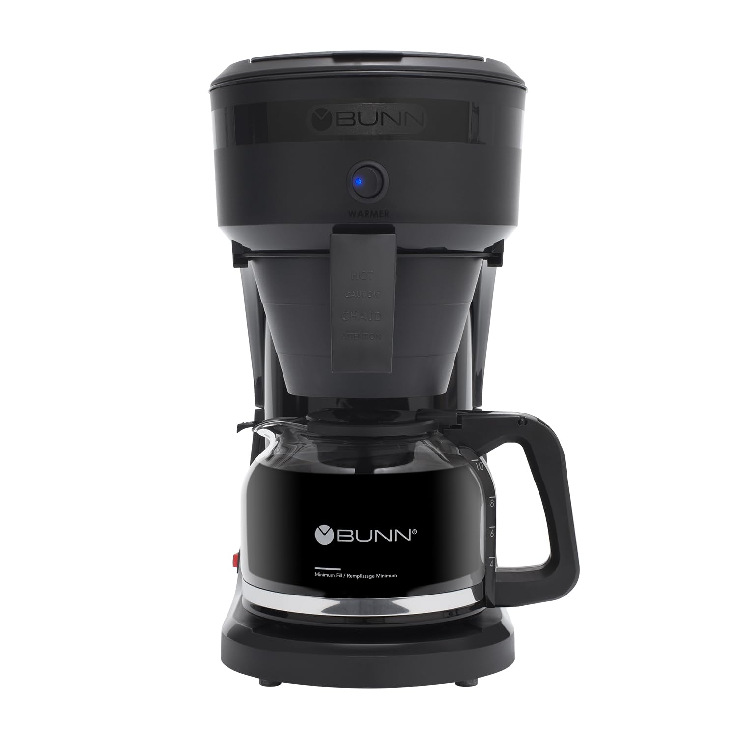 SBS Speed Brew Select 10 Cup Coffee Maker - Fast Brewing Programmable Drip Coffee Machine with Permanent Filter, Black - Perfect for Home, Office, and Breakfast Use