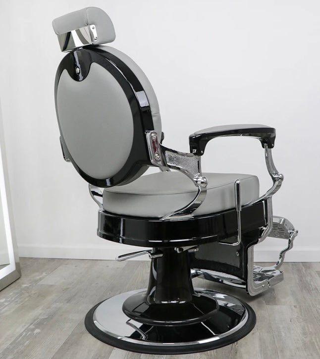 Professional Barber Chair for Salon & Home Use - Heavy Duty Hydraulic Styling Chair with Adjustable Height & Footrest - Perfect for Barbershops, Salons & Personal Grooming