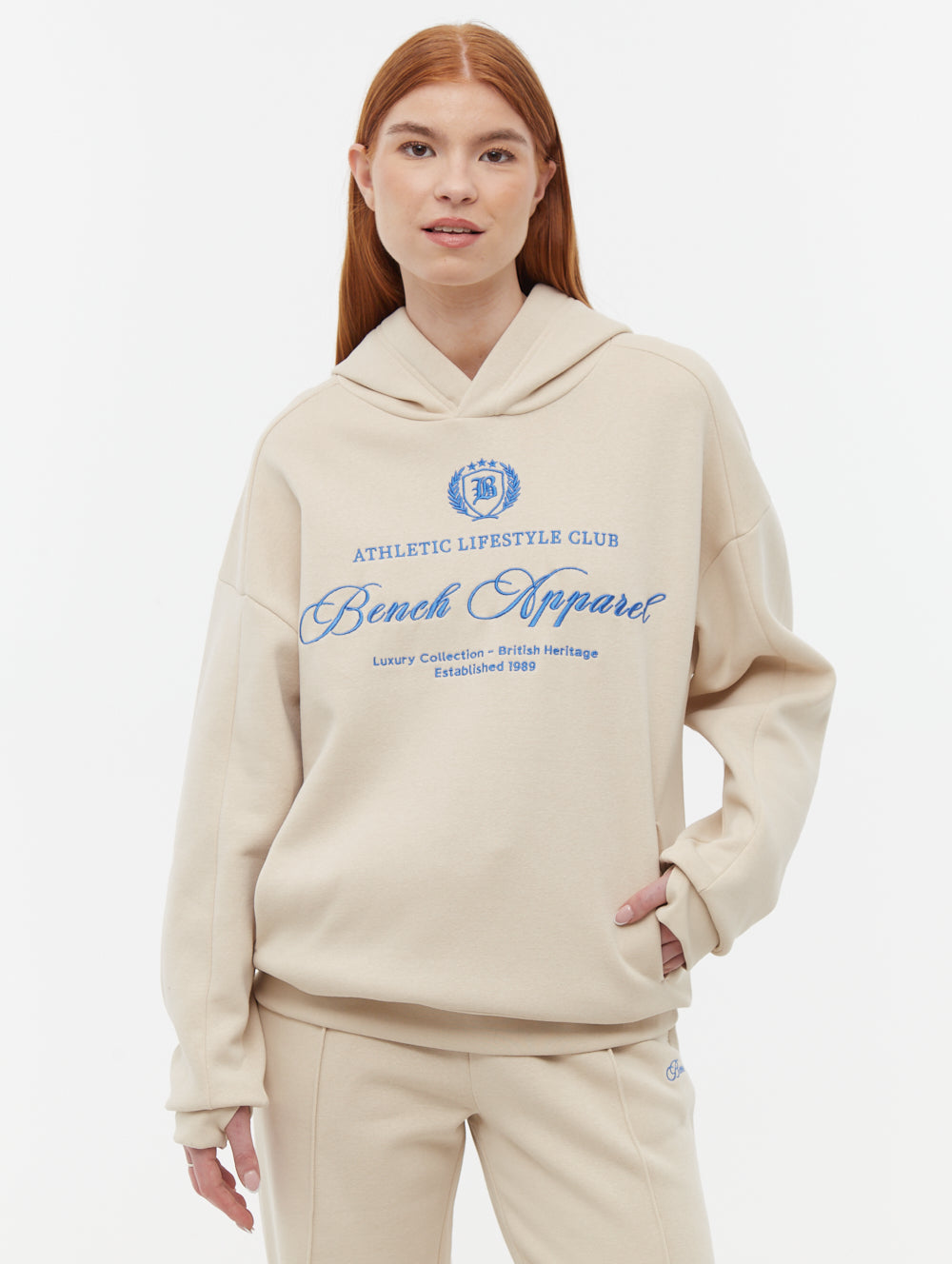 Contessa Script Graphic Oversize Hoodie - Women's Cozy Pullover Sweatshirt for Casual Wear, Street Style & Loungewear