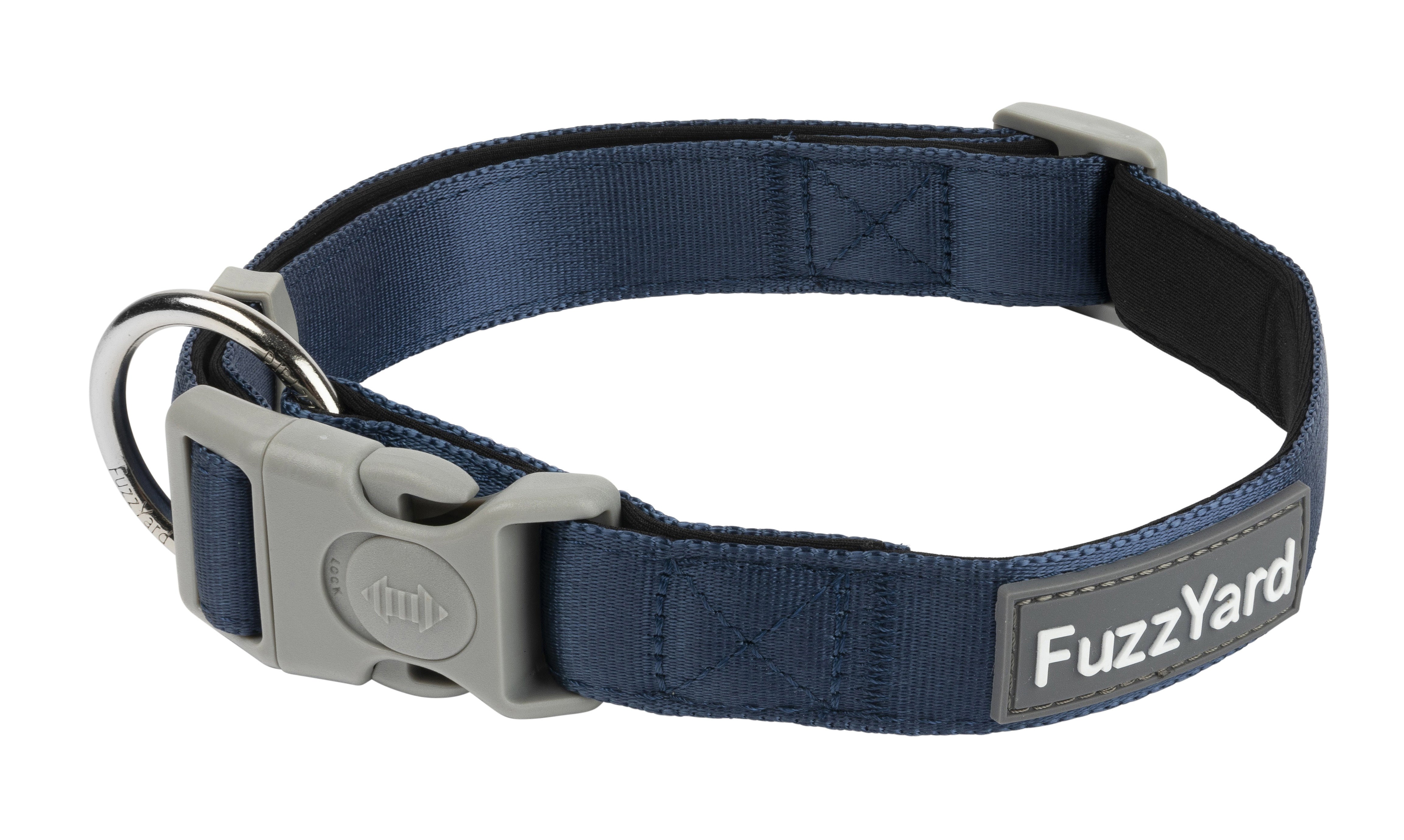 Premium FuzzYard Dog Collar - Soft & Durable Pet Collar with Adjustable Buckle, Multiple Colors - Perfect for Walking, Training & Outdoor Adventures