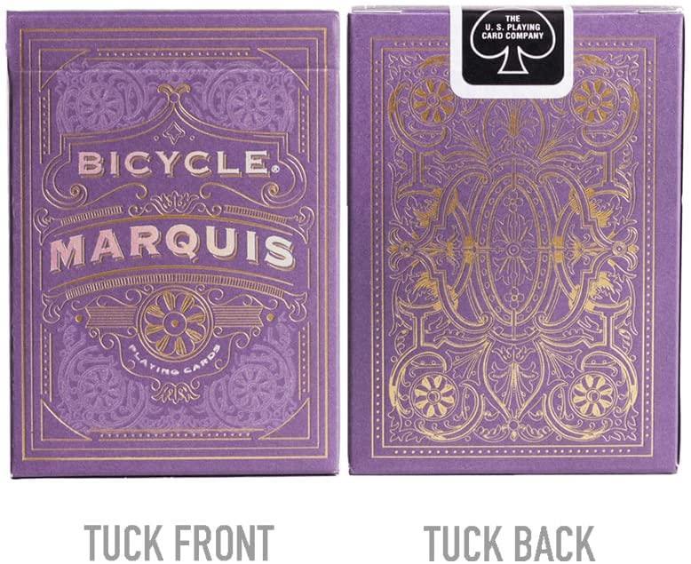 Premium Bicycle Playing Cards - Marquis Edition for Poker, Magic Tricks & Card Games | Durable & Classic Design for Casino Nights, Family Gatherings & Professional Performances