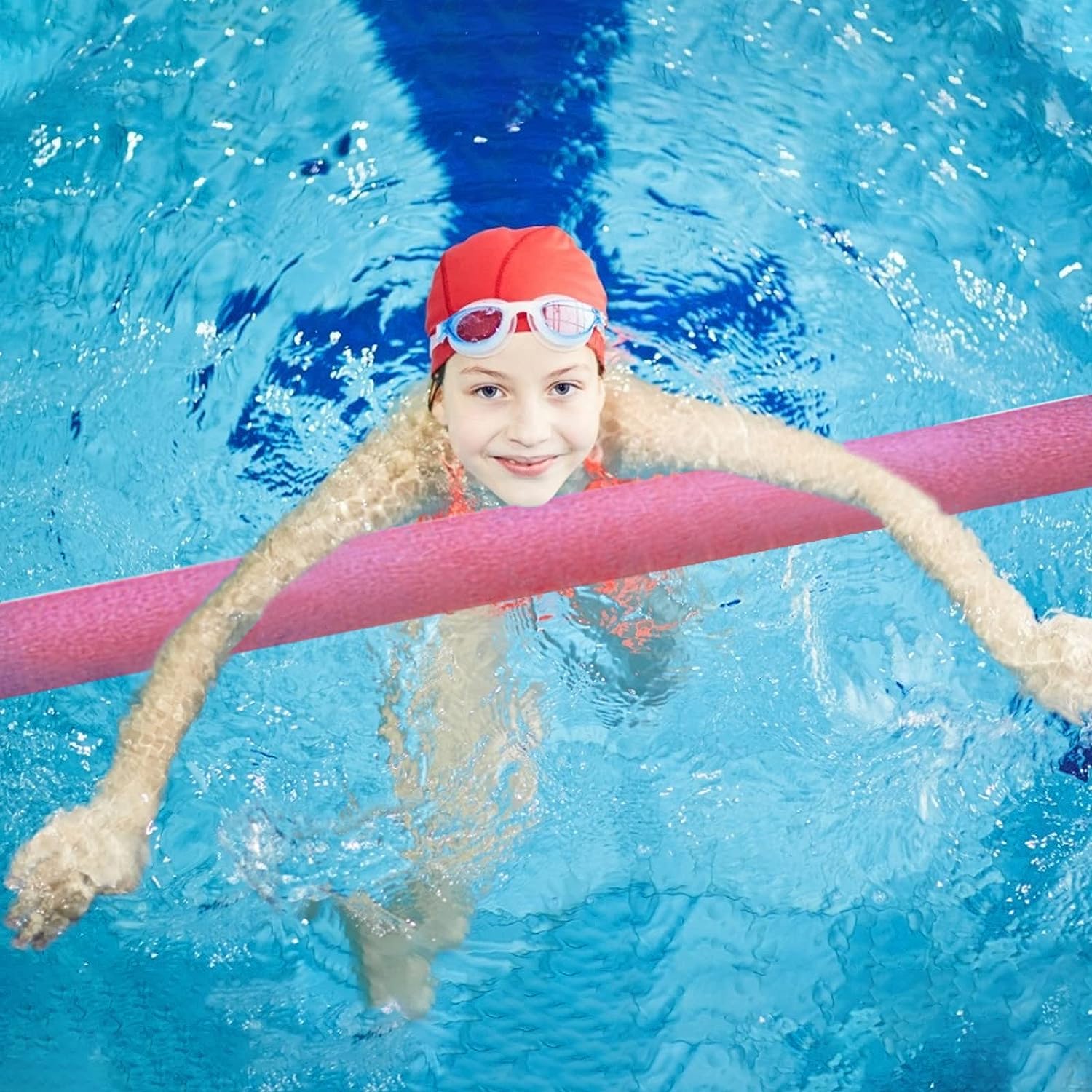 Durable 60 Inch Foam Pool Noodles for Swimming & Water Games - Floating Swim Tubes for Kids & Adults - Perfect for Pool Parties, Beach Fun & Water Exercises