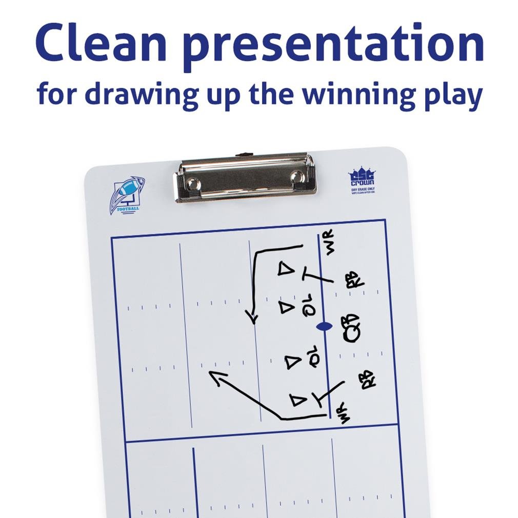 Dry Erase Coaching Clipboard - Soccer, Basketball, Football for Sports Training