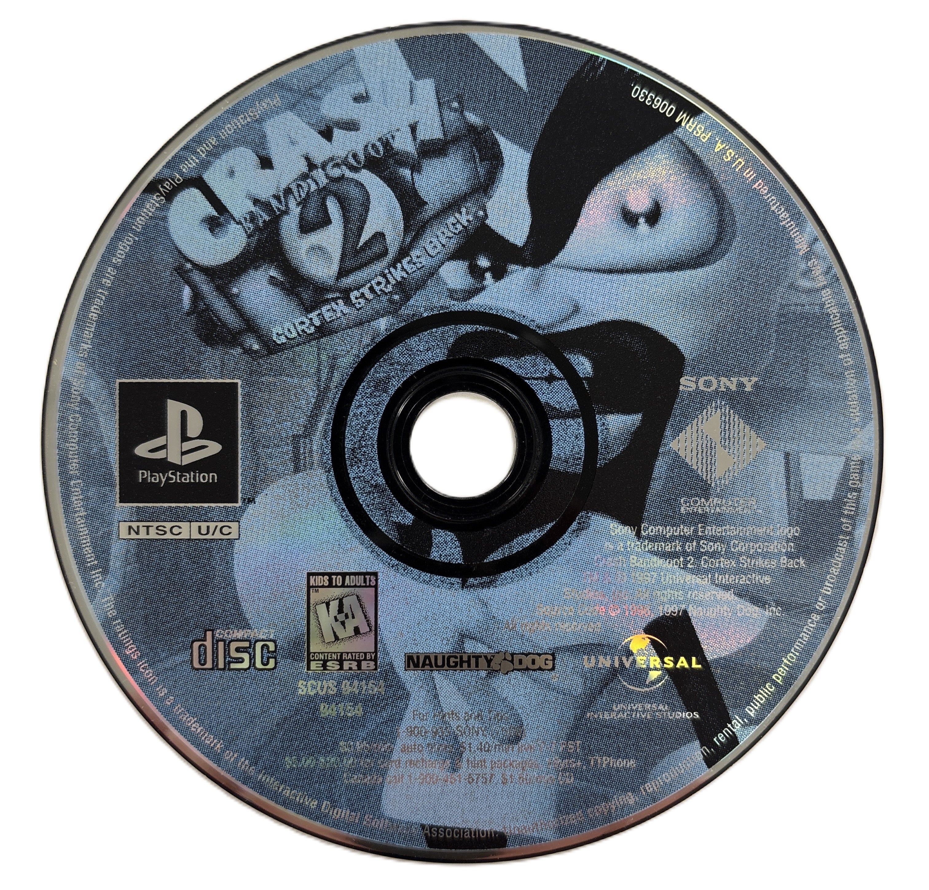 Crash Bandicoot 2: Cortex Strikes Back - Classic PlayStation Game | Action-Adventure Video Game for PS1, PS4 & PS5 | Perfect for Retro Gaming & Collectors