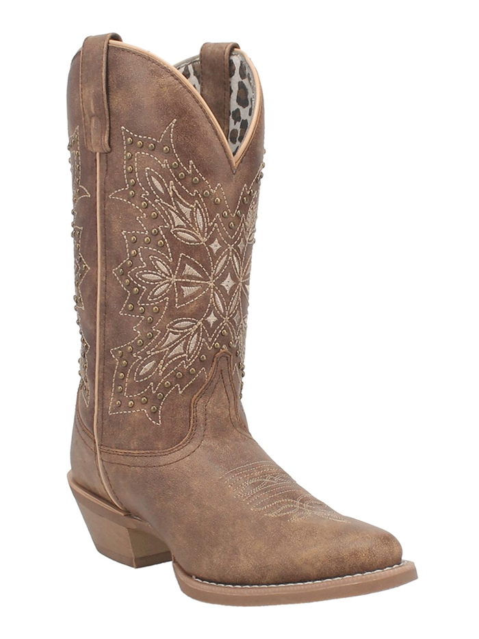 Laredo 51191 Women's Journee Western Boots - Brown Cowboy Boots for Country Riding, Line Dancing & Casual Wear
