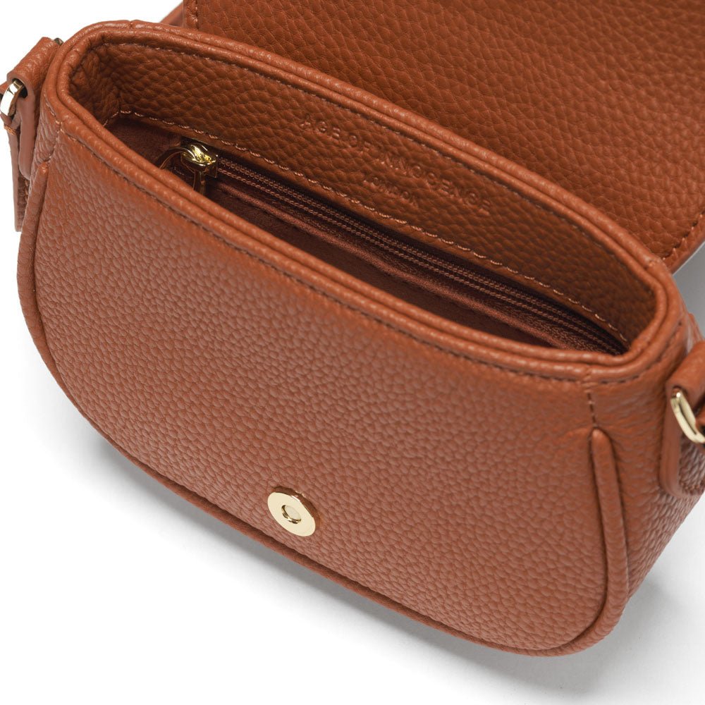 Premium Camel Leather Crossbody Bag for Women - Stylish & Durable Handbag for Everyday Use, Travel, and Work