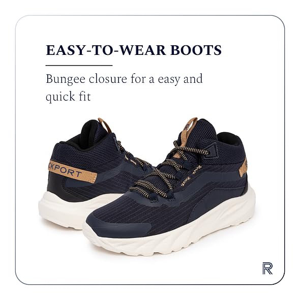 Rockport Kids Basketball Sneakers - High Top Athletic Shoes for School & Sports