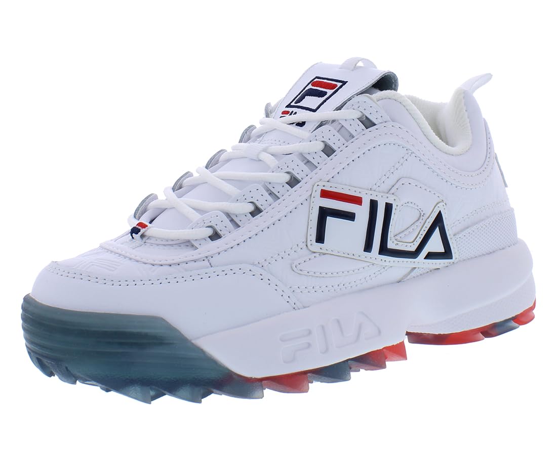 Fila Women's Disruptor II Graphic Sneakers - Trendy Athletic Shoes for Running, Gym & Casual Wear | Comfortable Walking Shoes for Women | Fashion Sneakers for Everyday Use
