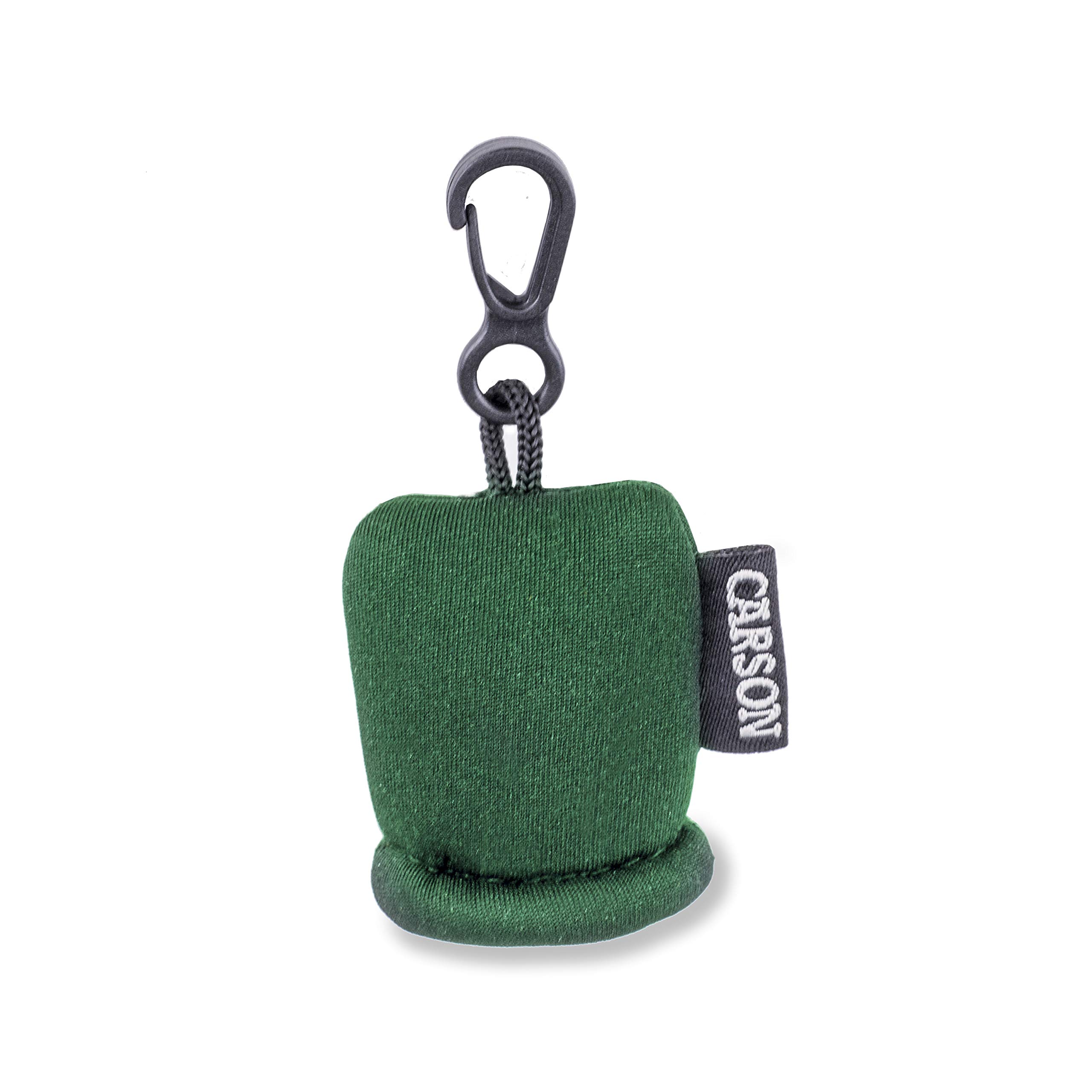 Carson Microfiber Lens Cleaning Cloth for Glasses, Phone, Tablet, Camera & Optics - 6.25x6.25 Inch Green (SN-40GR) - Gentle Scratch-Free Cleaning for Eyewear, Screens & Lenses