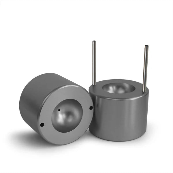 Premium 55mm Ice Ball Maker - Silver Finish by Cocktail Kingdom | Perfect for Whiskey, Bourbon & Cocktails | Home Bar & Party Essential
