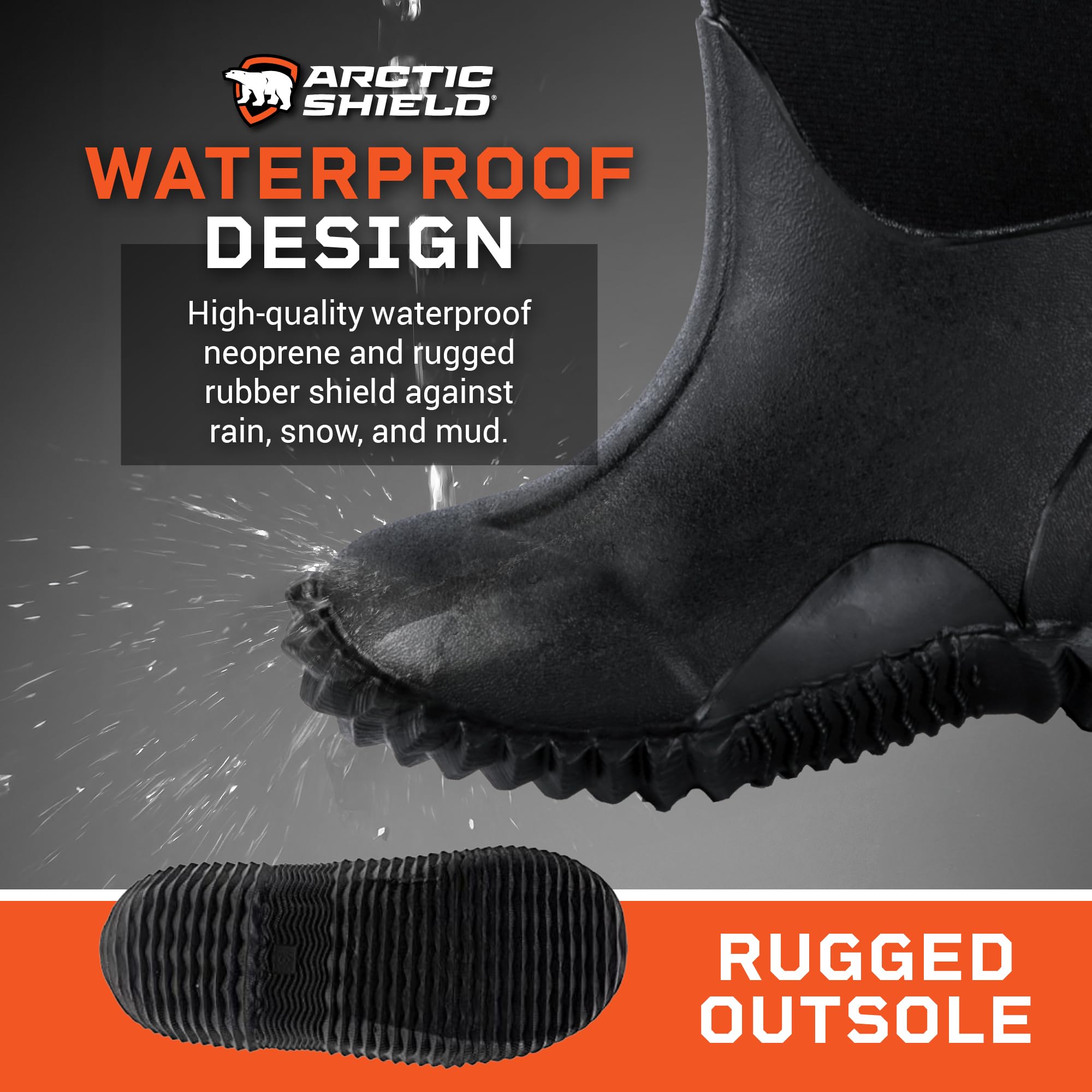 **Waterproof Insulated Kids Rain Boots for Boys & Girls - Winter Snow Boots for Toddlers & Big Kids - Unisex Outdoor Boots for Rain, Mud, Fishing & Farming | Perfect for Playground, Hiking & Puddle Jumping**