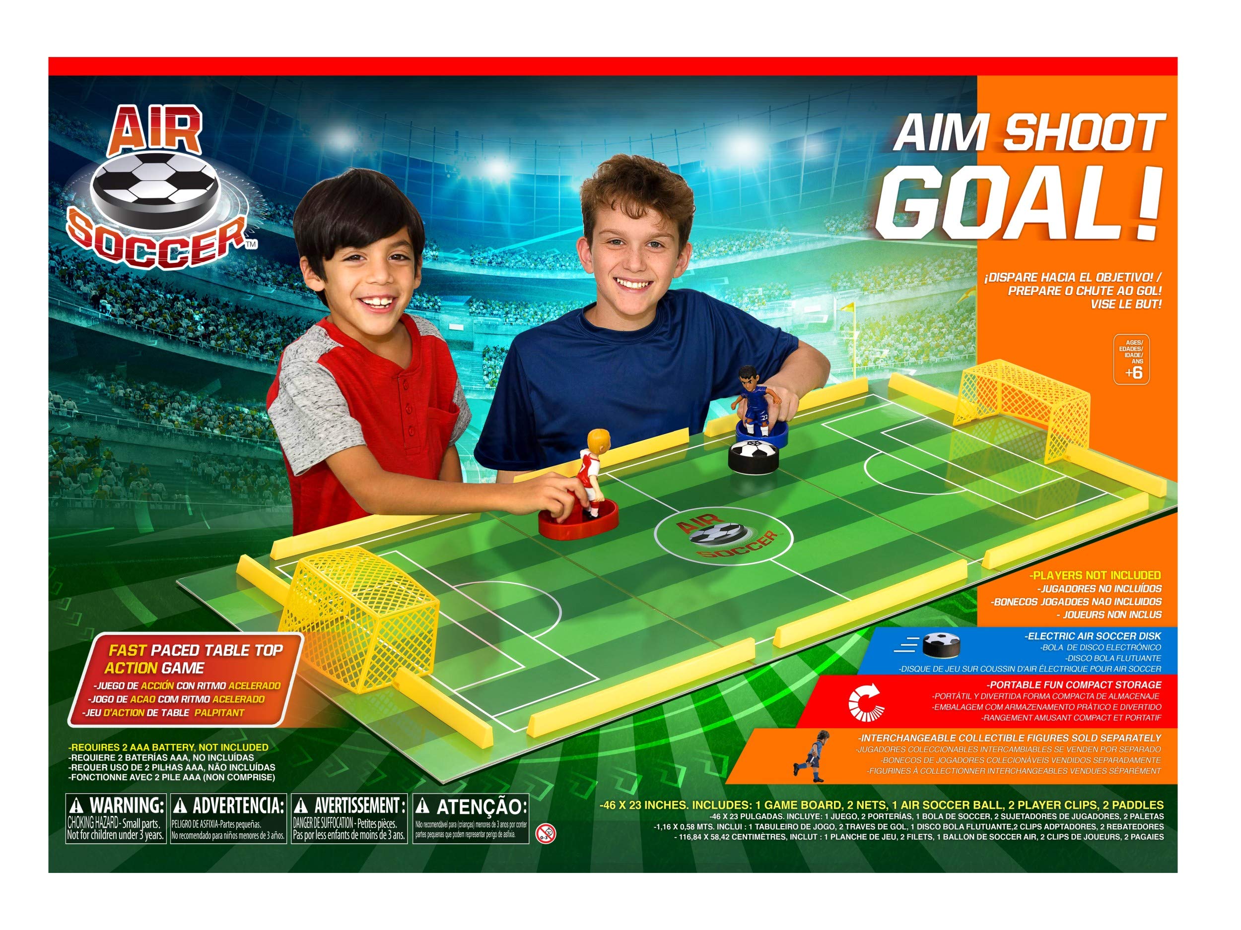 Maccabi Air Soccer Table Top Game - Fun Sports Board Game for Kids & Adults - Perfect for Family Game Nights, Parties & Indoor Activities