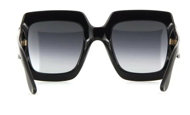 Gucci GG0053SN 001 Gradient Black/Gray Square Women's Sunglasses - UV Protection Fashion Shades for Women, Perfect for Beach, Driving & Outdoor Activities