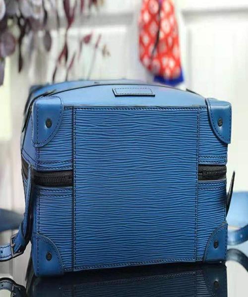 LV Soft Trunk Backpack PM in Blue Epi Leather - Stylish Luxury Backpack for Travel, Work & Everyday Use