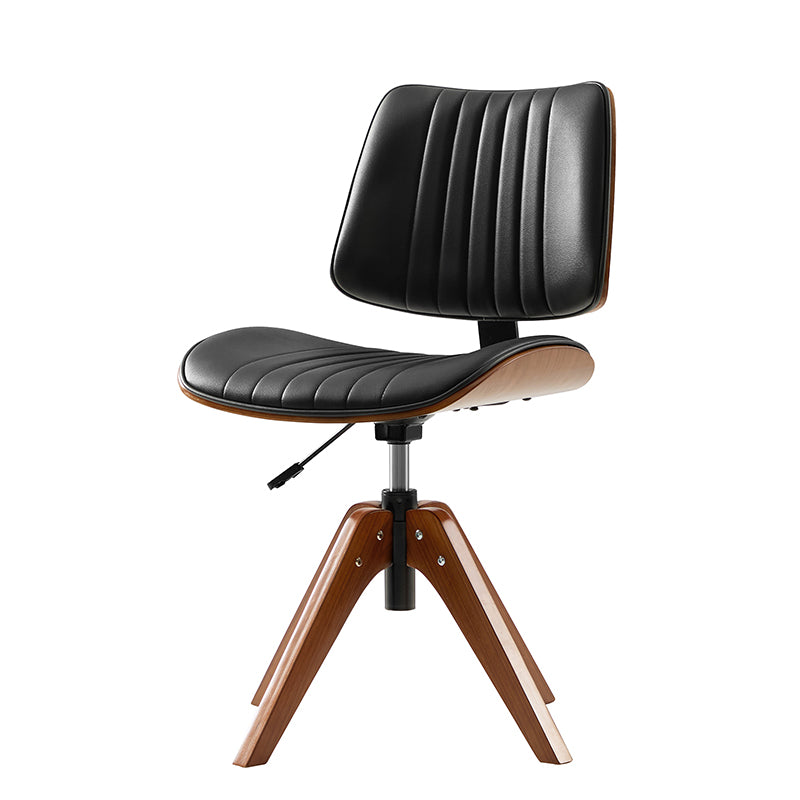 Griselda Adjustable Office Chair with Stable Wooden Frame & Ergonomic Back Support - Perfect for Home Office, Gaming, and Workspace Comfort