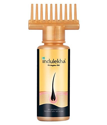 Indulekha Bhringa Hair Oil - 100ml | Ayurvedic Hair Growth Treatment for Stronger, Thicker Hair | Pack of 1 | Perfect for Daily Hair Care & Scalp Massage