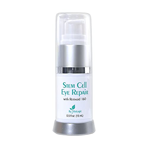 Stem Cell Therapy Eye Repair Cream with Retinol 160 - Reduces Fine Lines & Wrinkles, Boosts Collagen & Skin Regeneration - Time-Release Formula for Dark Circles & Anti-Aging - Perfect for Nighttime Skincare Routine