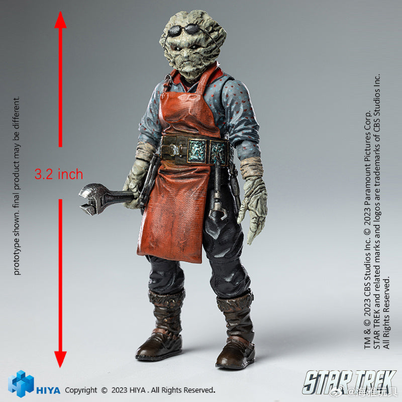 HIYA 1/18 Scale 3.15-inch Star Trek (2009) Keenser Action Figure - Collectible Mini Series for Display & Sci-Fi Fans