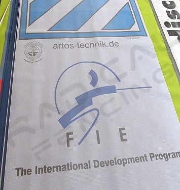 RF ARTOS Fencing Piste - Professional Grey Electric Fencing Equipment for Training & Competition | Durable Fencing Gear for Clubs & Tournaments