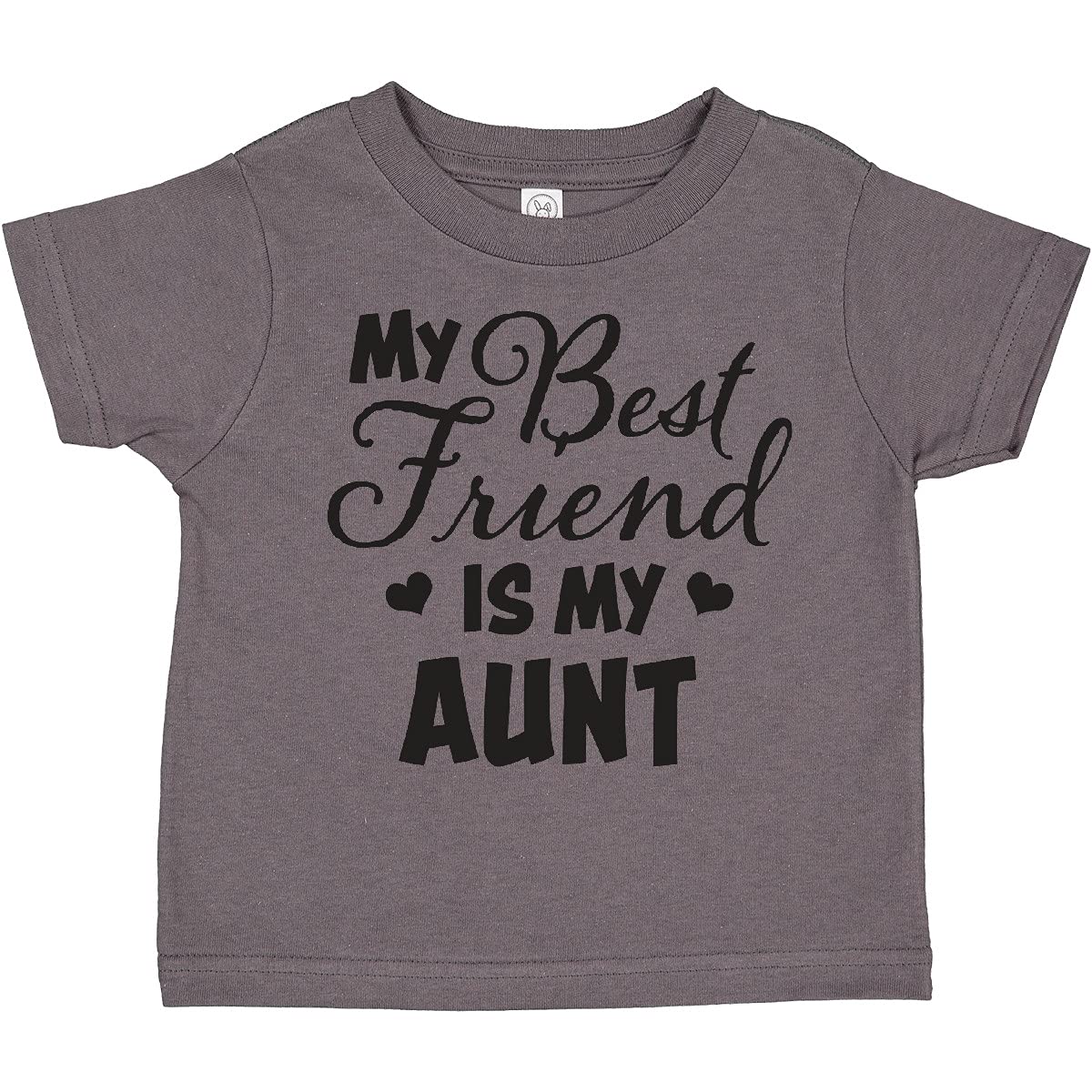 My Best Friend is My Aunt with Hearts Toddler T-Shirt for Playdates & Family Gatherings