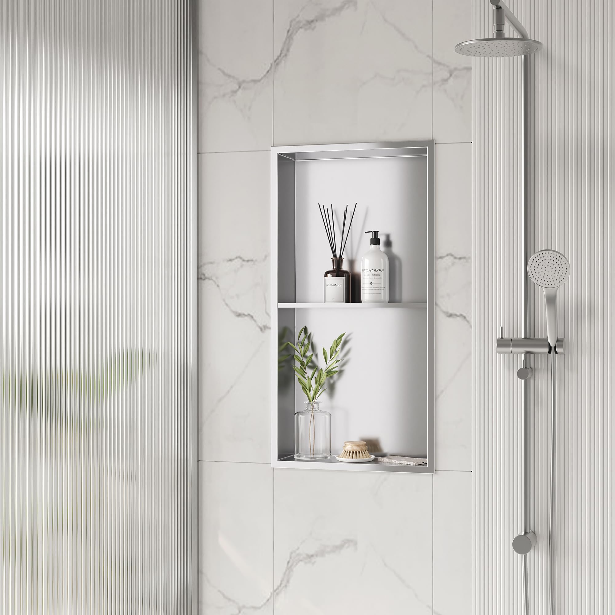 Neodrain No Tile Shower Niche - 13.1