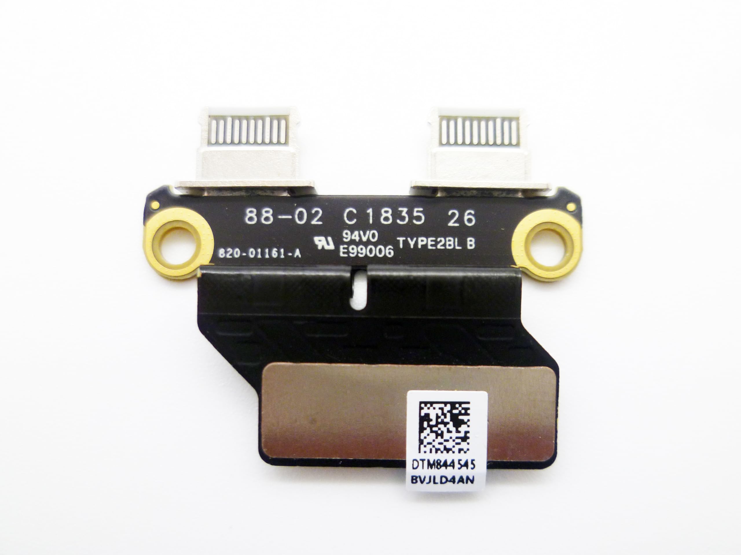 LeHang DC Power Jack Board 821-01658-A 820-01161-A Replacement Flex Cable Module Compatible with MacBook Air 13