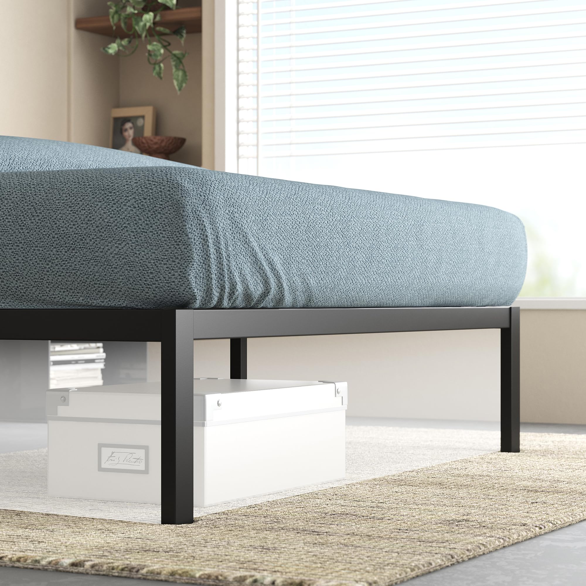 ZINUS Paul Bamboo Platform Bed Frame - Full Size, Easy Assembly for Bedroom