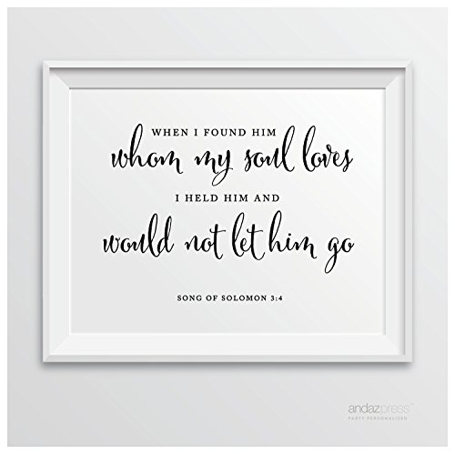 Held Him and Would Not Let Him Go