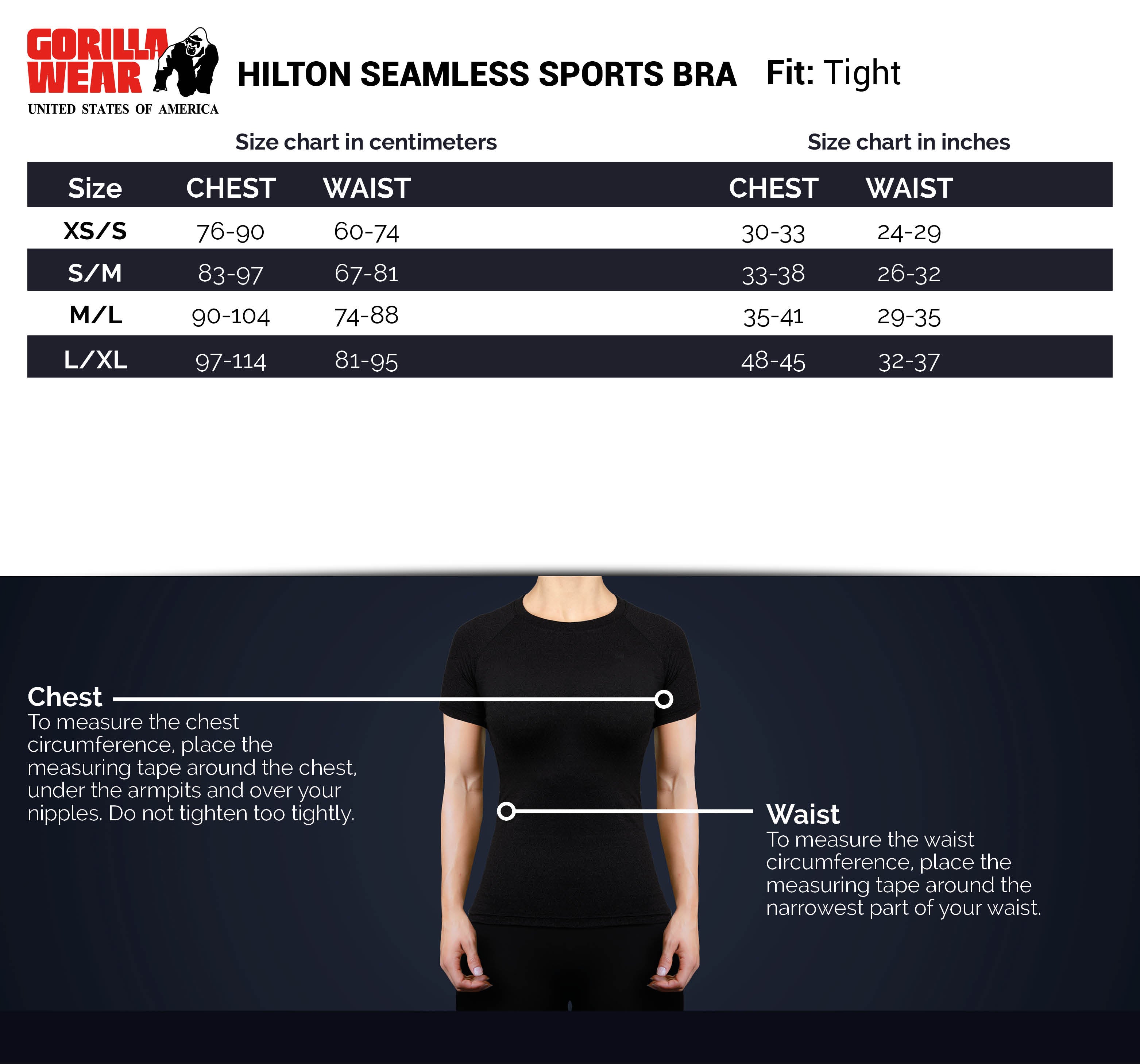 Hilton Seamless Bra for Women - Wireless Comfort Bras, Soft Breathable Fabric, Smooth Under Clothing - Perfect for Yoga, Workout & Everyday Wear (Black)