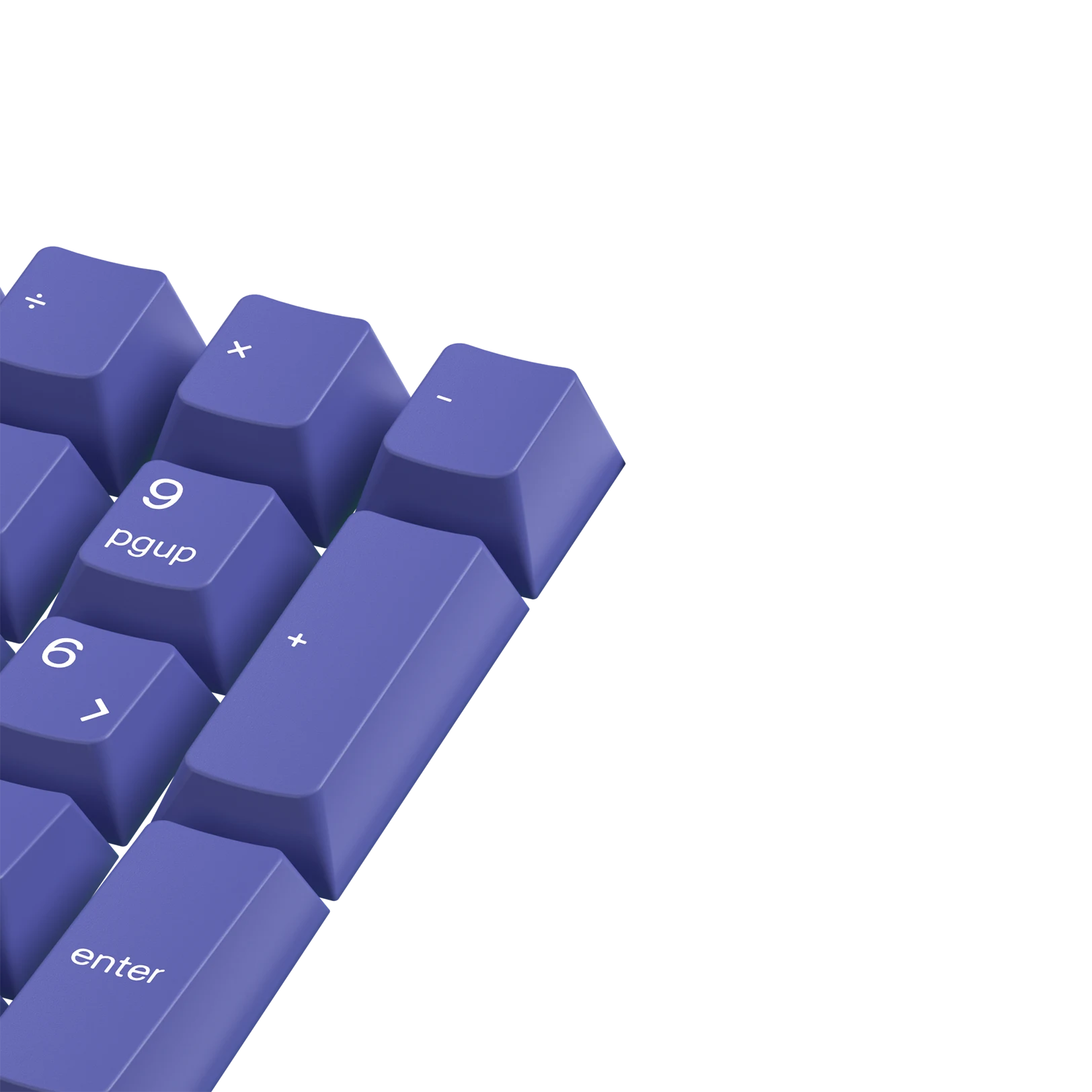 Purple Haze Custom Keycaps for Mechanical Keyboards - Durable PBT Material, Cherry MX Compatible - Perfect for Gaming, Typing & Office Work