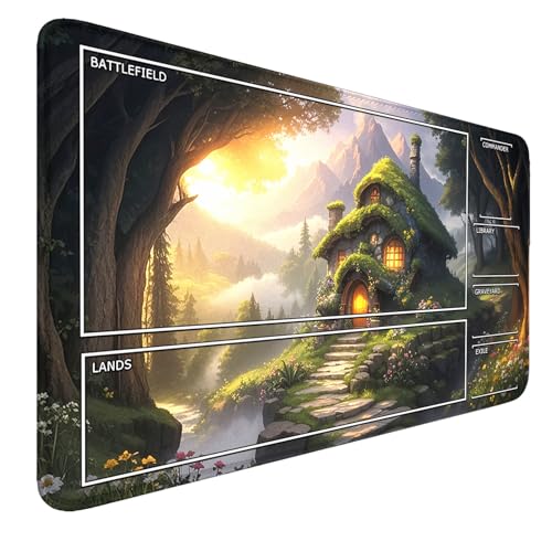 Tree House Stitching Edges Playmat With Zones