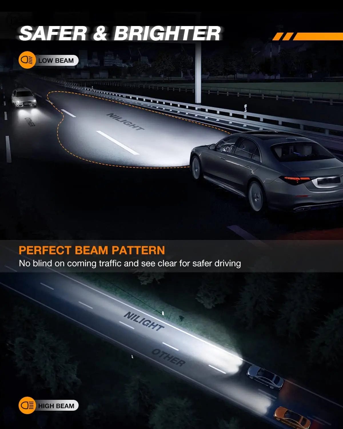 9005/HB3 9006/HB4 LED Headlight Bulbs - 160W 32000LM 6000K Cool White IP67 Waterproof - Super Bright Replacement Bulbs for Cars, Trucks, SUVs - Pack of 4 Bulbs | Perfect for Night Driving and Off-Road Adventures