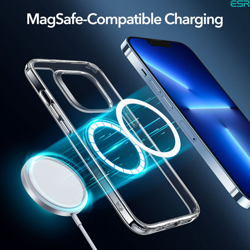 ESR iPhone 13 Pro Case | Classic Hybrid with MagSafe HaloLock Clear