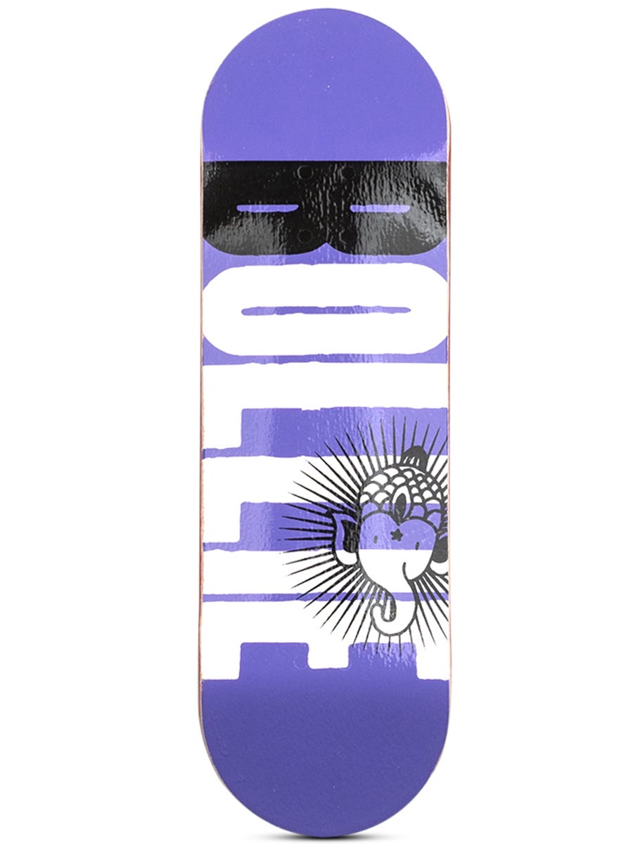Bollie Fingerboard Deck with New Logo - Mini Skateboard for Tricks & Stunts - Perfect for Kids, Teens & Collectors - Indoor & Outdoor Fun