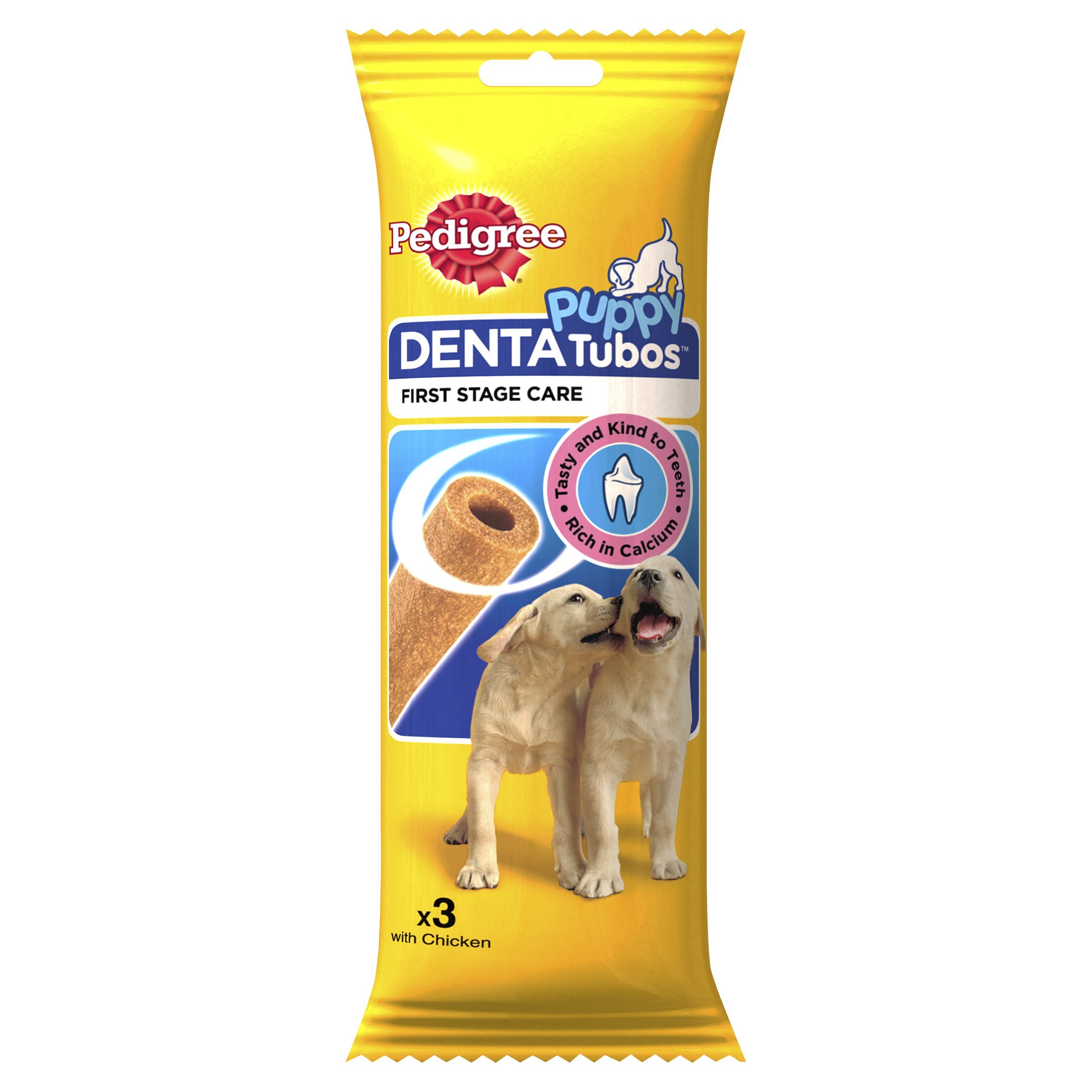 Pedigree Puppy Tubos - Premium Dog Treats for Small Breed Puppies | High-Protein, Grain-Free Chews for Training & Dental Health | Perfect for Puppy Training, Rewards & Playtime