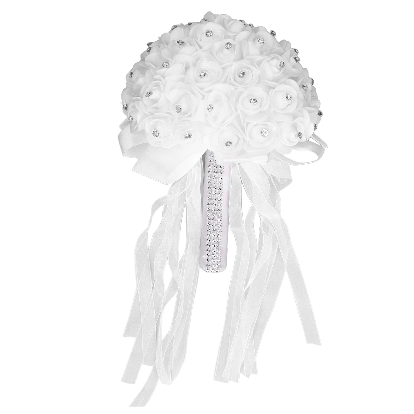 Ladieshow Artificial Flower Bouquet - Realistic Simulation Design, Eco-Friendly & Odorless - Perfect for Weddings, Parties, Home & Office Decor