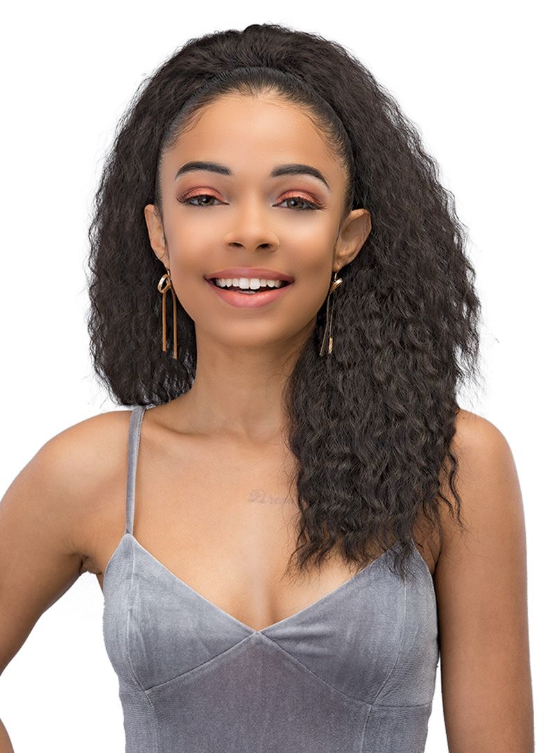 Janet Collection Long Synthetic Drawstring Ponytail Hair Extension - Perfect for Parties, Cosplay & Everyday Styling